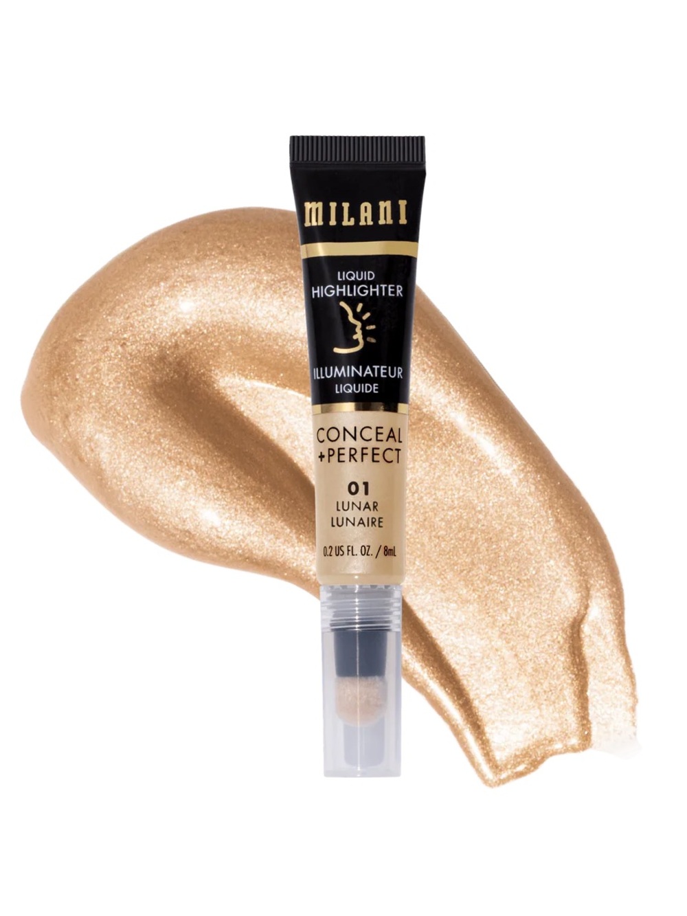 Milani Conceal + Perfect Liquid Highlighter - Lunar, NEW
